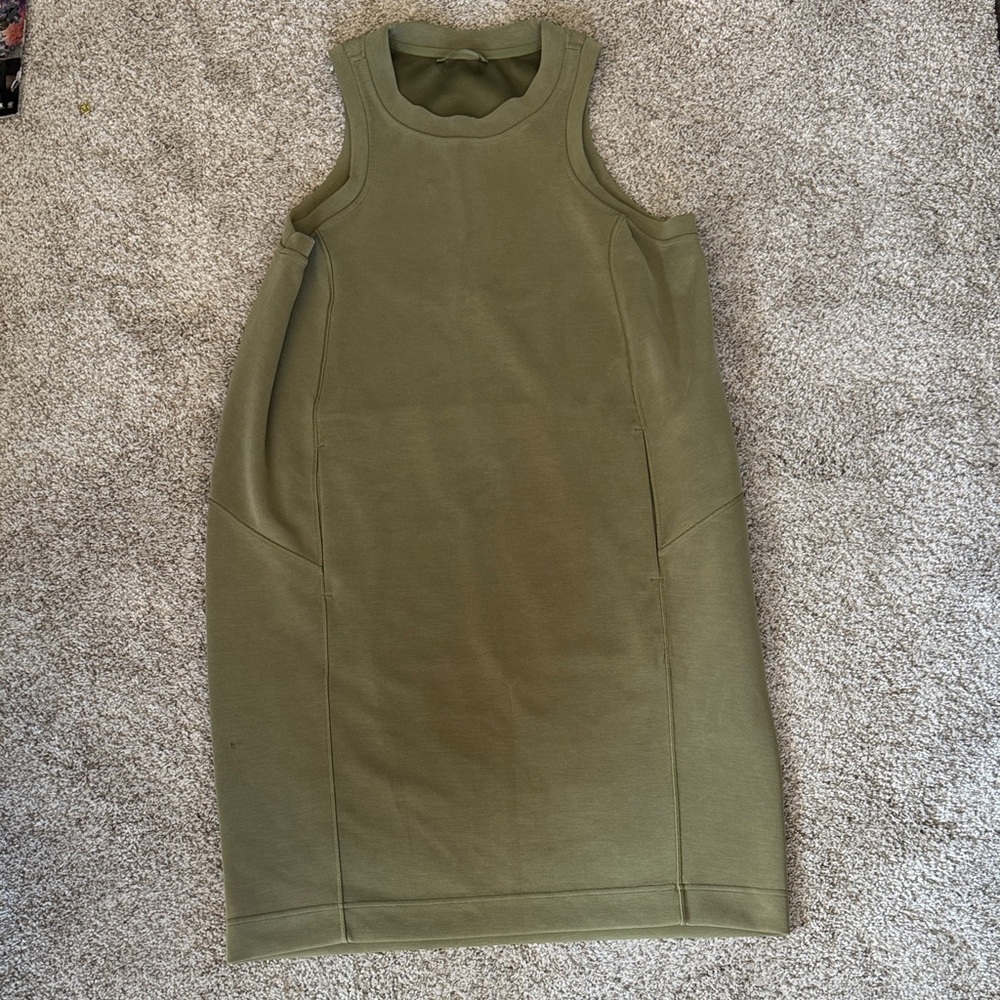 lululemon athletica Olive Green Sleeveless softstreme Dress